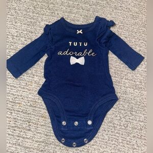 Carters tutu adorable onesie long sleeve